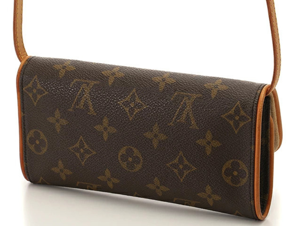 Louis Vuitton Twin Pochette Crossbody Bag Monogram Brown